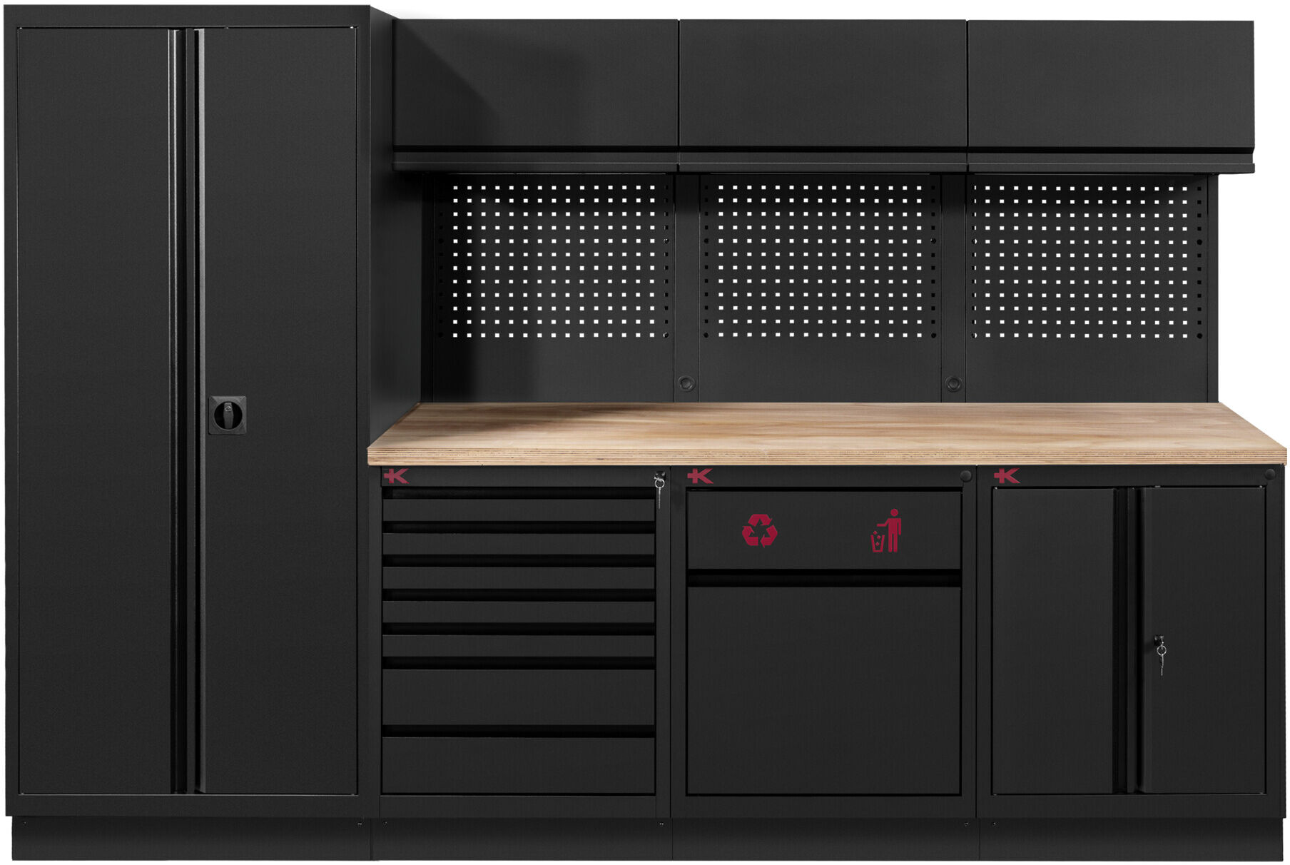 Kraftwerk Element-Kombination MOBILIO PRO 4 Hochschrank links (119.007.201)