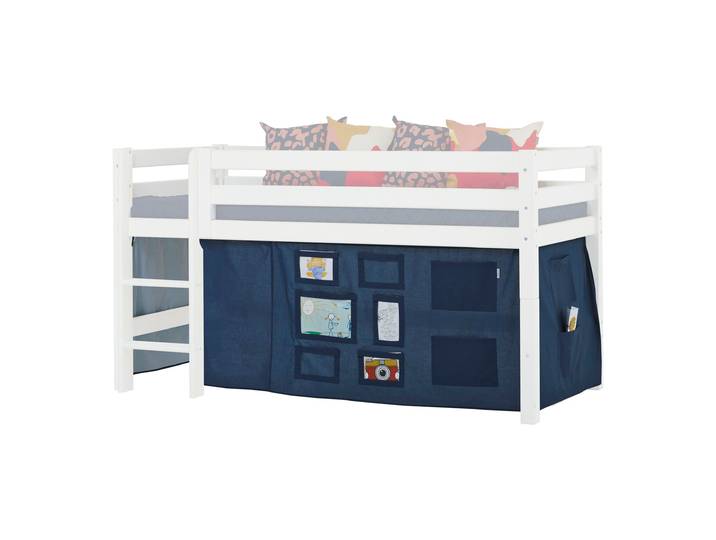 Hoppekids Creator - Gordijn voor halfhoog en stapelbed - Handgemaakt - Multicolor