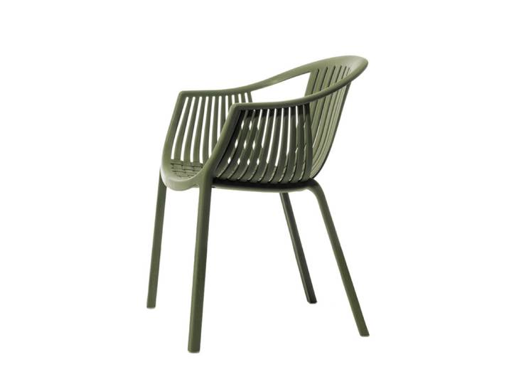 Sessel Tatami Pedrali grün, Designer Pocci & Dondoli, 58x78x61.5 cm