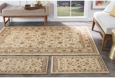 Alise Rugs Rhythm Transitional Floral Indoor Area Rug