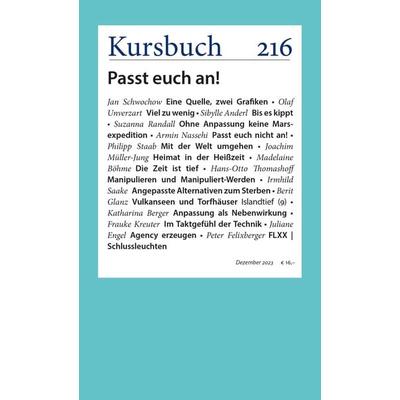 Kursbuch 216, Taschenbuch von , Kursbuch Kulturstiftung gGmbH, 978-3-96196-327-0
