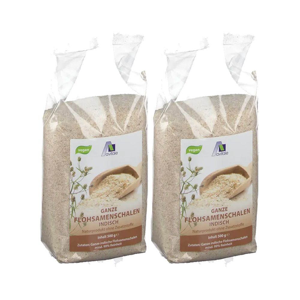 Flohsamenschalen indisch x2 2x500 g Samen