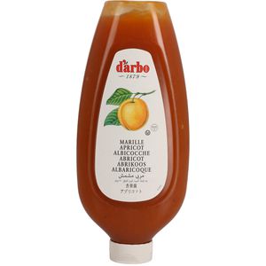 Darbo Fruchtaufstrich Marille, vegan, 50% Fruchtgehalt, in der Dosierflasche, 900 g