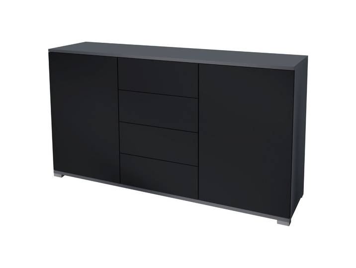 SIDEBOARD Santo Schwarz matt