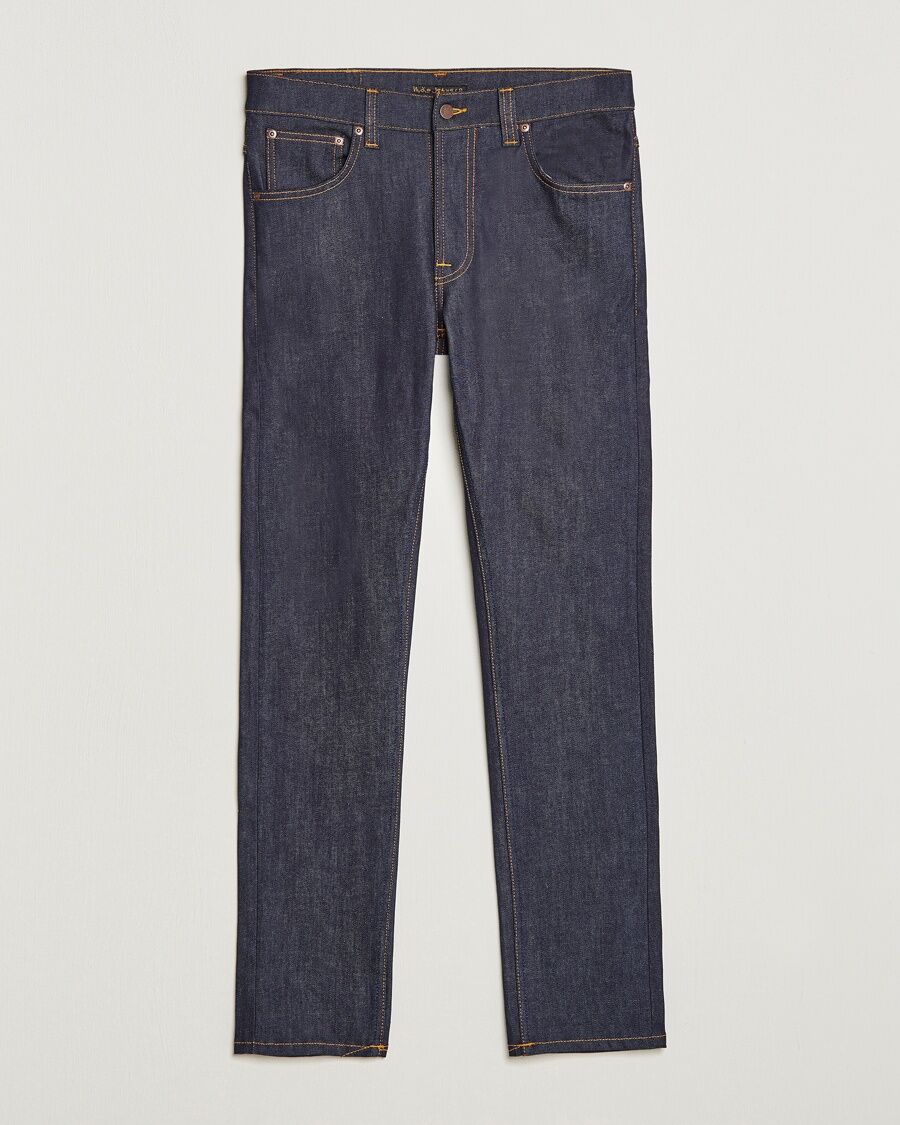 Nudie Jeans Lean Dean Jeans Dry 16 Dips men W33L32 Blå