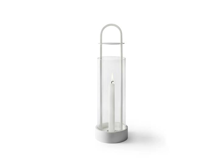 Design House Stockholm Photophore hurricane Lotus blanc