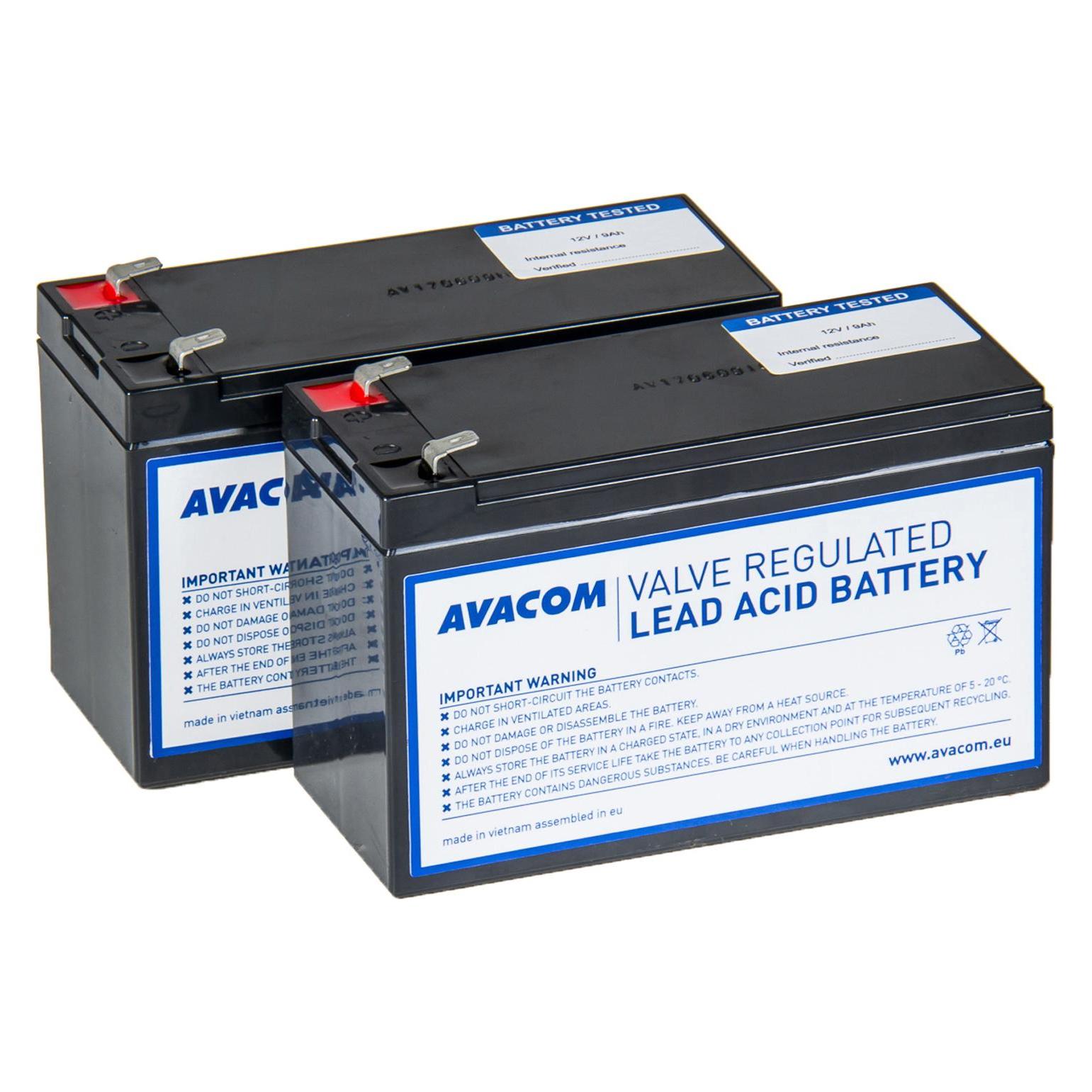 Avacom AVA-RBP02-12090-KIT - baterie pro UPS CyberPower, EATON, Effekta, FSP Fortron, HP, Legrand (AVA-RBP02-12090-KIT)