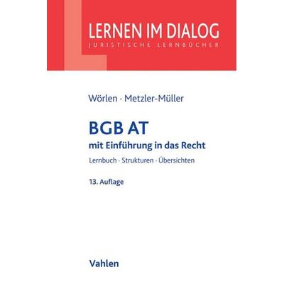 Bgb At, Taschenbuch von Rainer Wörlen,Karin Metzler-Müller, Vahlen, Franz