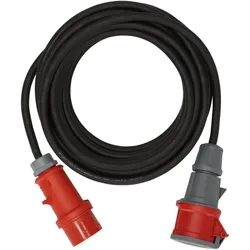 Brennenstuhl, Verlängerungskabel, 1169370100 Strom Verlängerungskabel 16 A Schwarz 10 m (10 m, CEE 16/5)