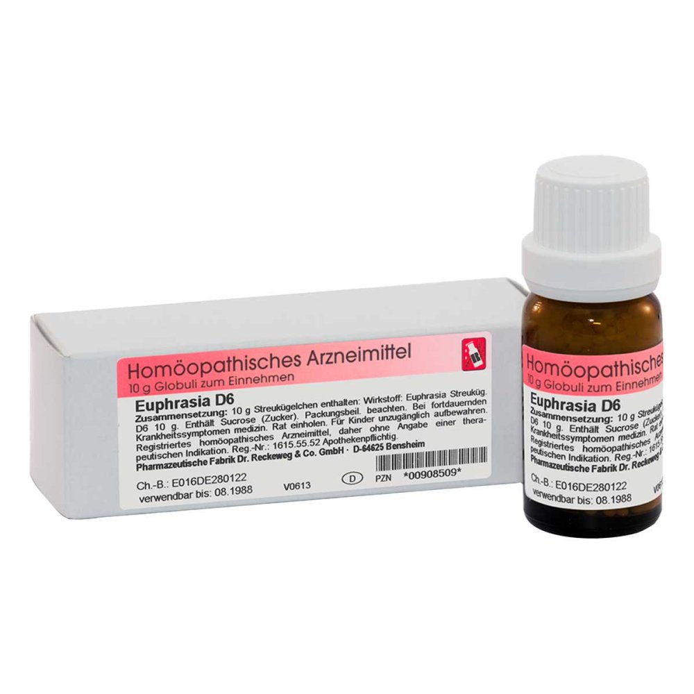 Dr.RECKEWEG & Co. GmbH Euphrasia D6 Globuli 00908509