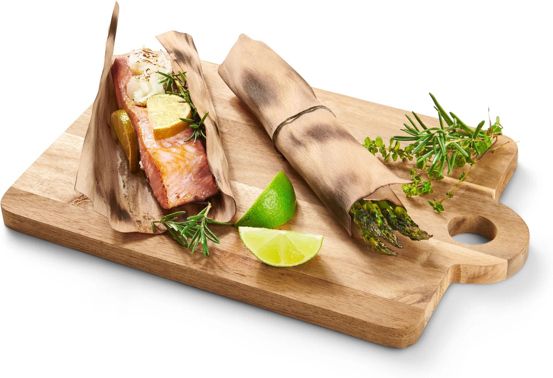 Tchibo - Wrap-Grillpapier aus Buchenholz - braun