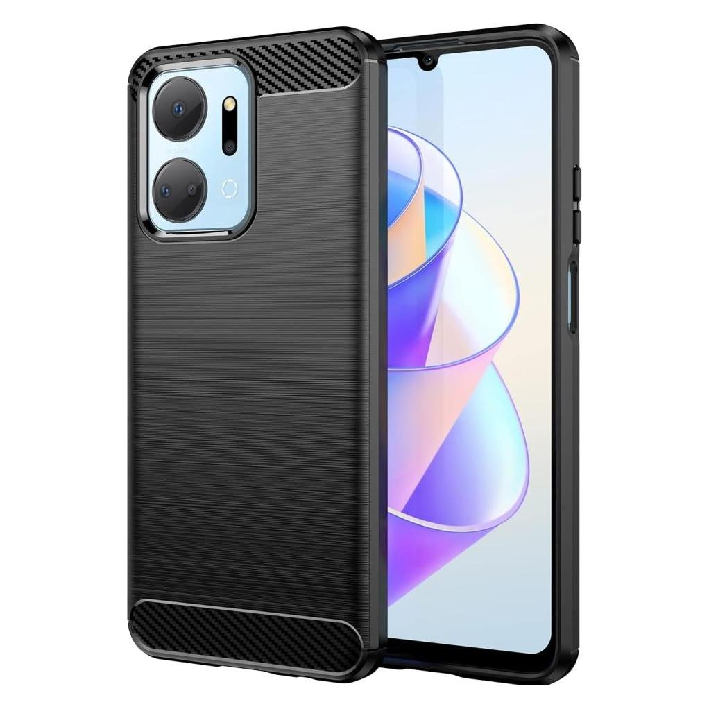Screenguard Honor X7a Hülle Carbon Brushed Soft TPU (Honor X7a) (00033638)