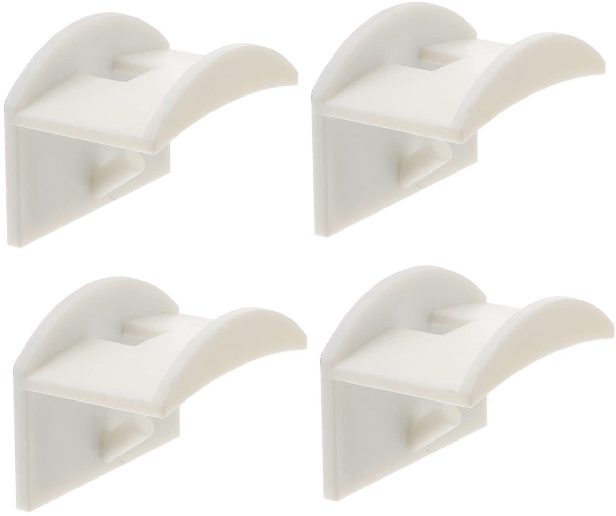 Set van 4 zelfklevende muurhaken voor hoeden en accessoires