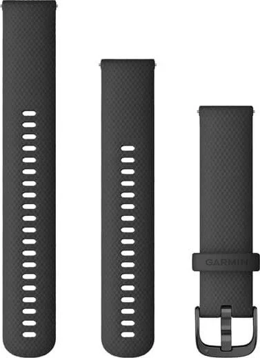 Garmin Quick Release (20 mm) Silikon, Black - Slate