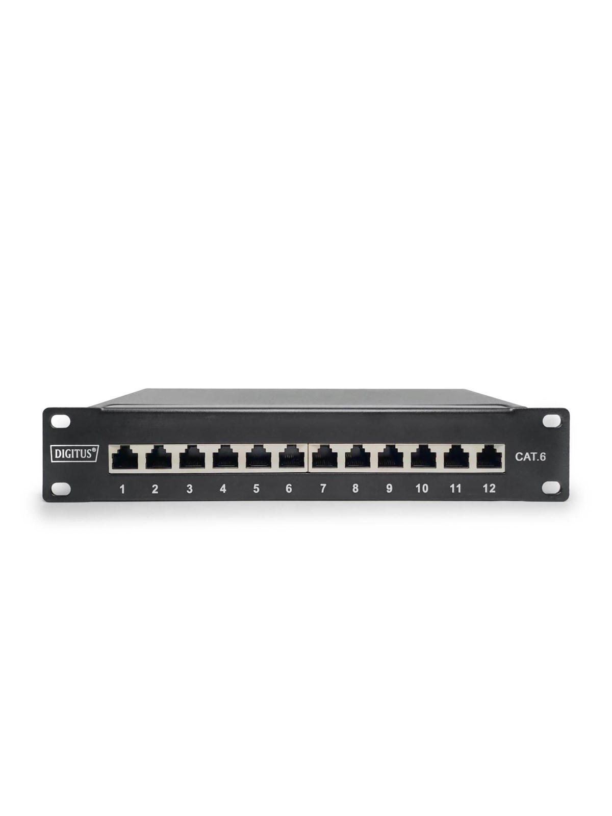 DIGITUS DN-91612S - 12-Port Cat6 Shielded - Patch Panel