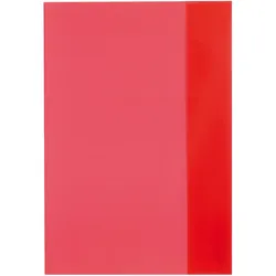 HLZ Heftumschlag A5 transparent rot