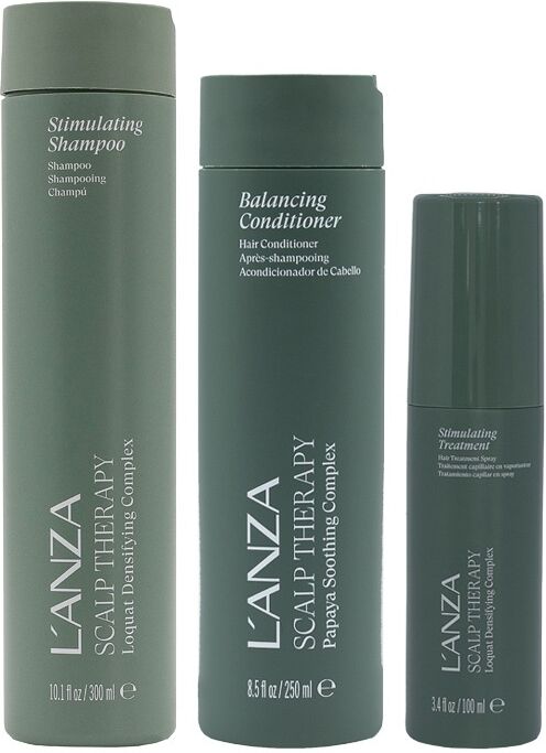 L'Anza Scalp Therapy Stimulating Shampoo - 300ml & Scalp Therapy Balan