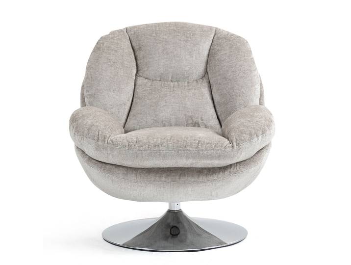 Fauteuil pivotant taupe