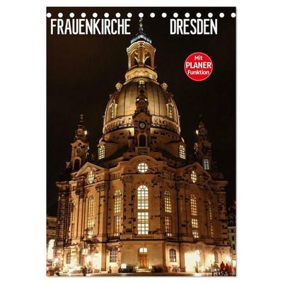 Frauenkirche Dresden (Tischkalender 2026 DIN A5 hoch), CALVENDO Monatskalender