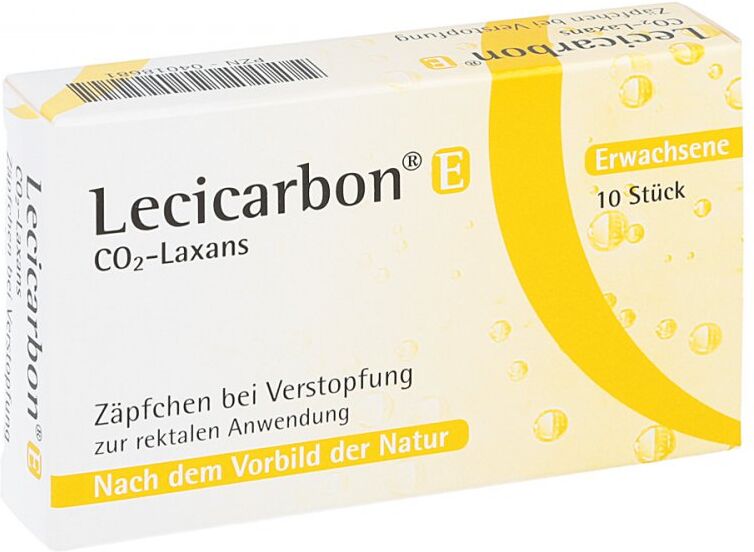 Lecicarbon E CO2-Laxans für Erwachsene 10stk
