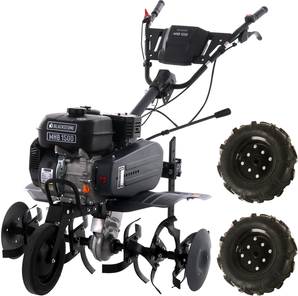 BlackStone MHB 1500 - Motobineuse thermique à essence 212 cm3 - 7 CV