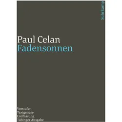 Werke. Tübinger Ausgabe, Belletristik von Paul Celan