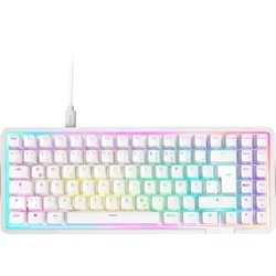 NZXT Function Elite MiniTKL Gaming-Tastatur - Weiß