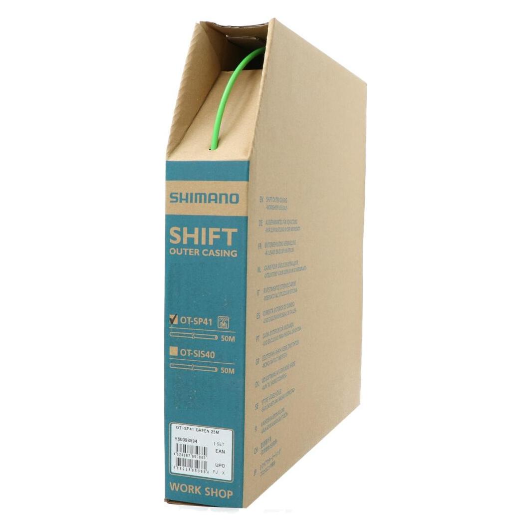 Shimano Schalthüllen-Box SIS-SP41 4mmx25 m grün (34601955)