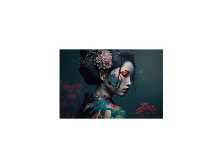 Glasbild „Asia Dream“ 80 x 120 cm Multicolor Crea Collection