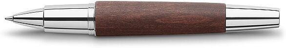 FABER-CASTELL Tintenroller e-Motion (Birnbaum dunkelbraun) braun EG