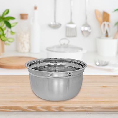 "IH Casa Decor Stainless Steel German Mixing Bowl 6.75"" - Set of 2"
