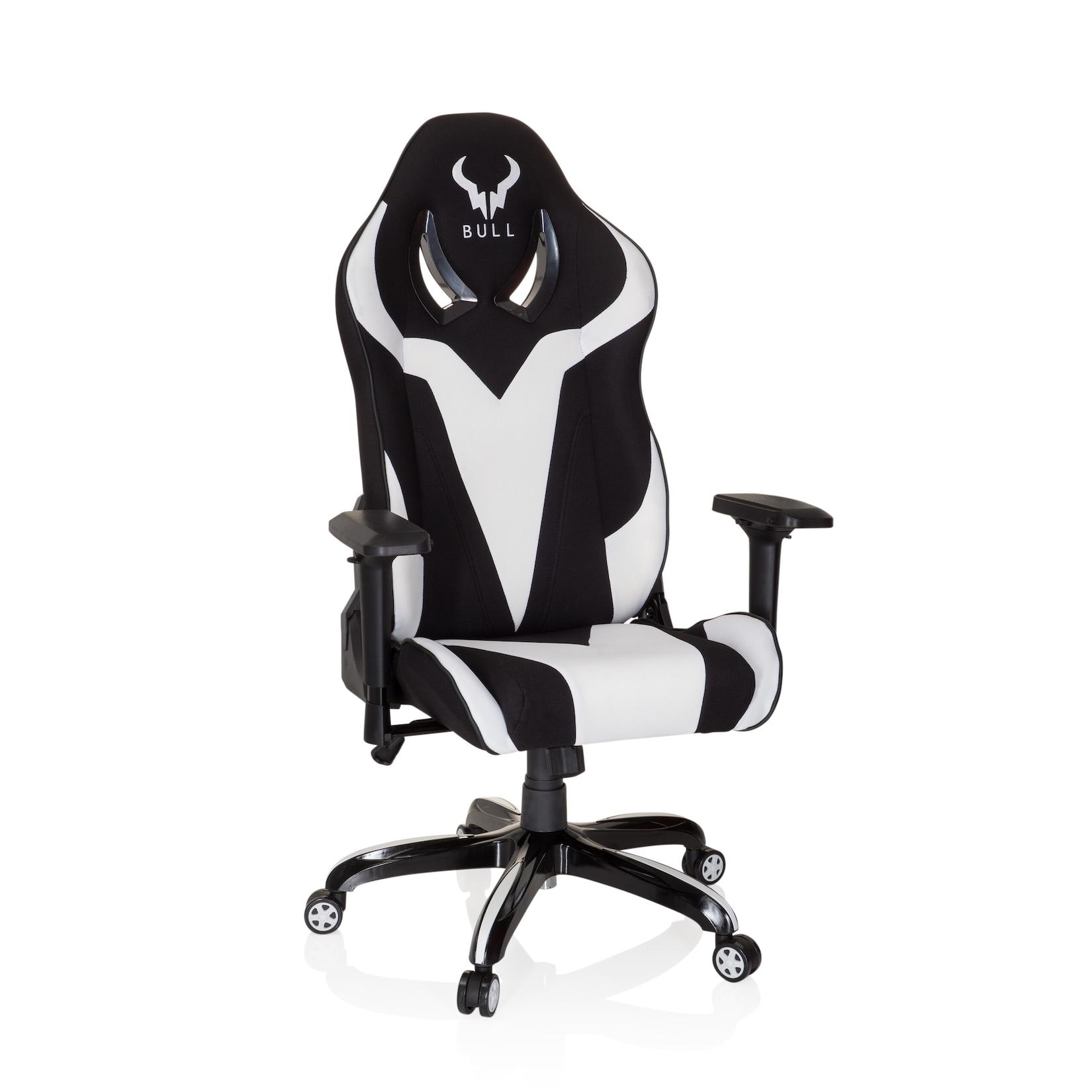 hjh OFFICE Gamingstuhl PROMOTER II Stoff mit Armlehnen (höhenverstellbar)