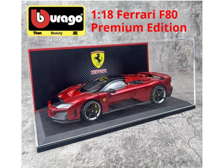 En stock – Édition de luxe Bburago 1:18 – Modèle de voiture de sport en alliage, collection, décoration, cadeau pour garçons et adultes
