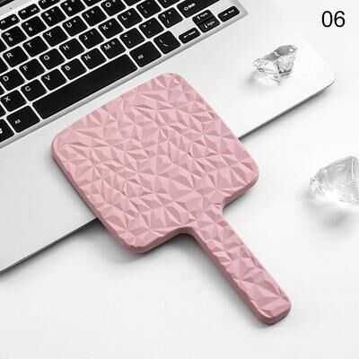 Fusion Finds Liquid Shape Portable Makeup Mirror Handheld Vanity Cosmetic Mirror For Travel & Daily Beauty 06
