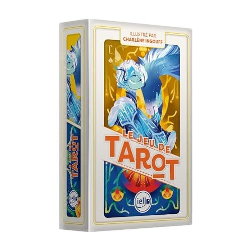IELLO Frans Tarot Kaartspel met Elegante Illustraties in Premium Box