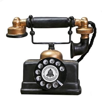 Uplift Picks Vintage Telephone Decor Retro Old Style Desktop Ornament For Home And Office Vintage Telephone Decor Retro Old Style Desktop Ornament For Home And Office