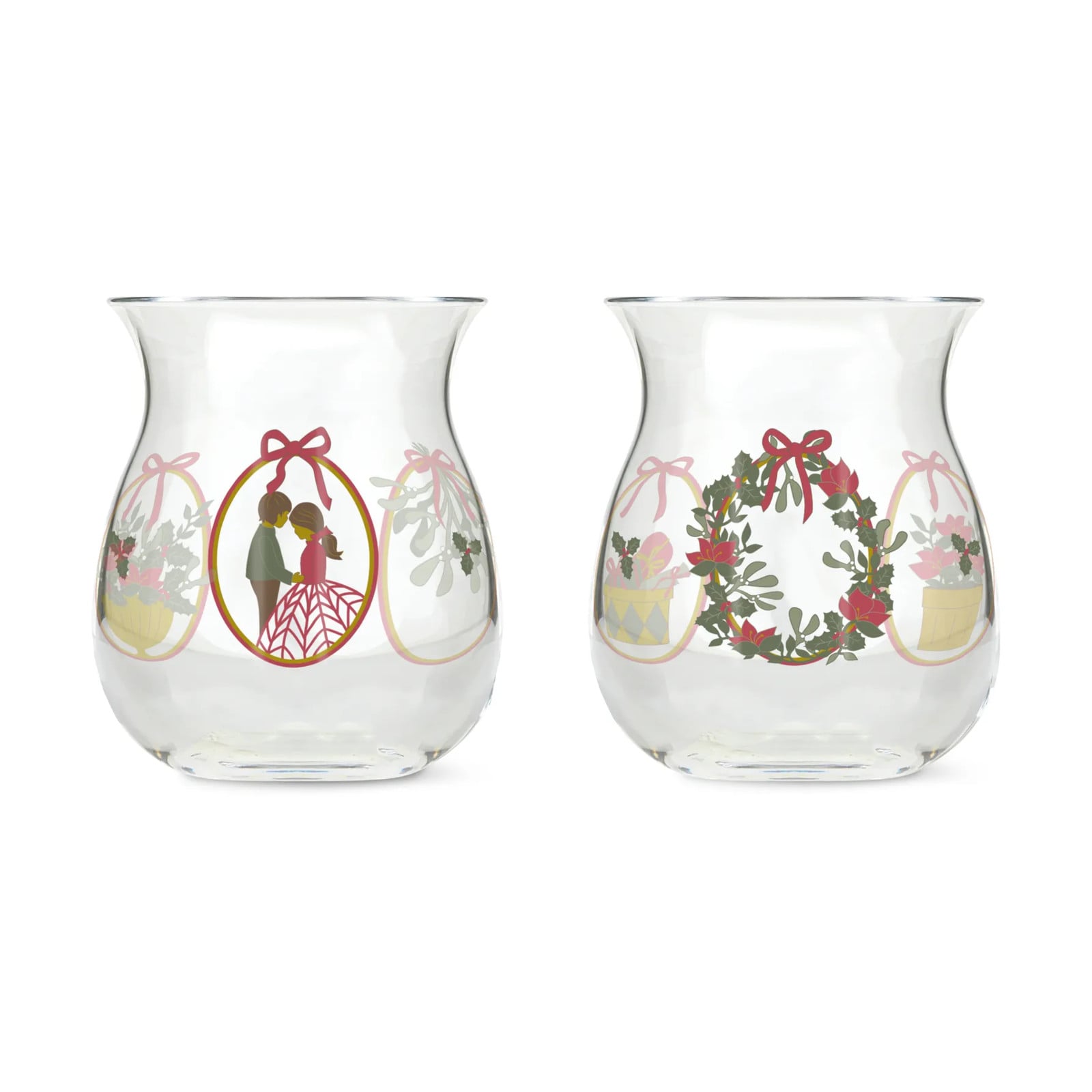 Holmegaard Christmas kerst kaarsenhouders 2-pack