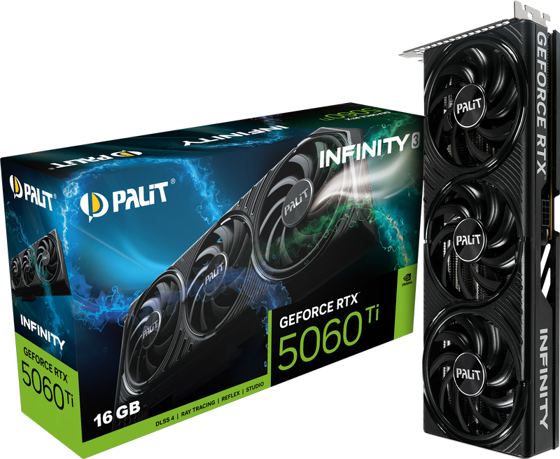 Palit GeForce RTX 5060 Ti Infinity 3, 16384 MB GDDR7