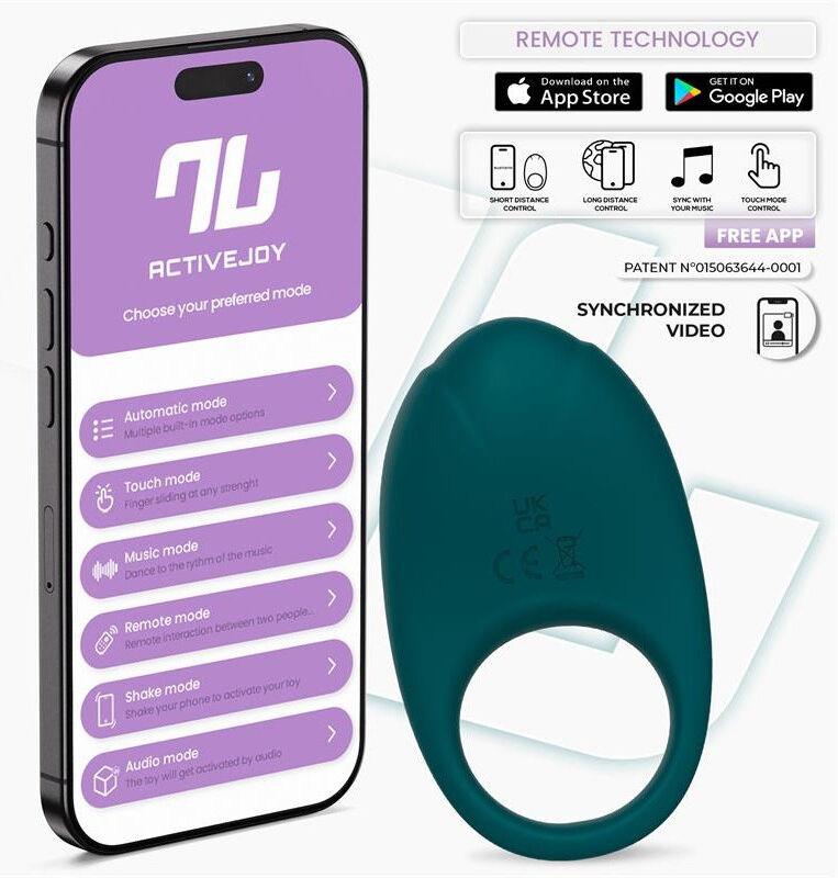 Intoyou Anneau vibrant contrôle par application