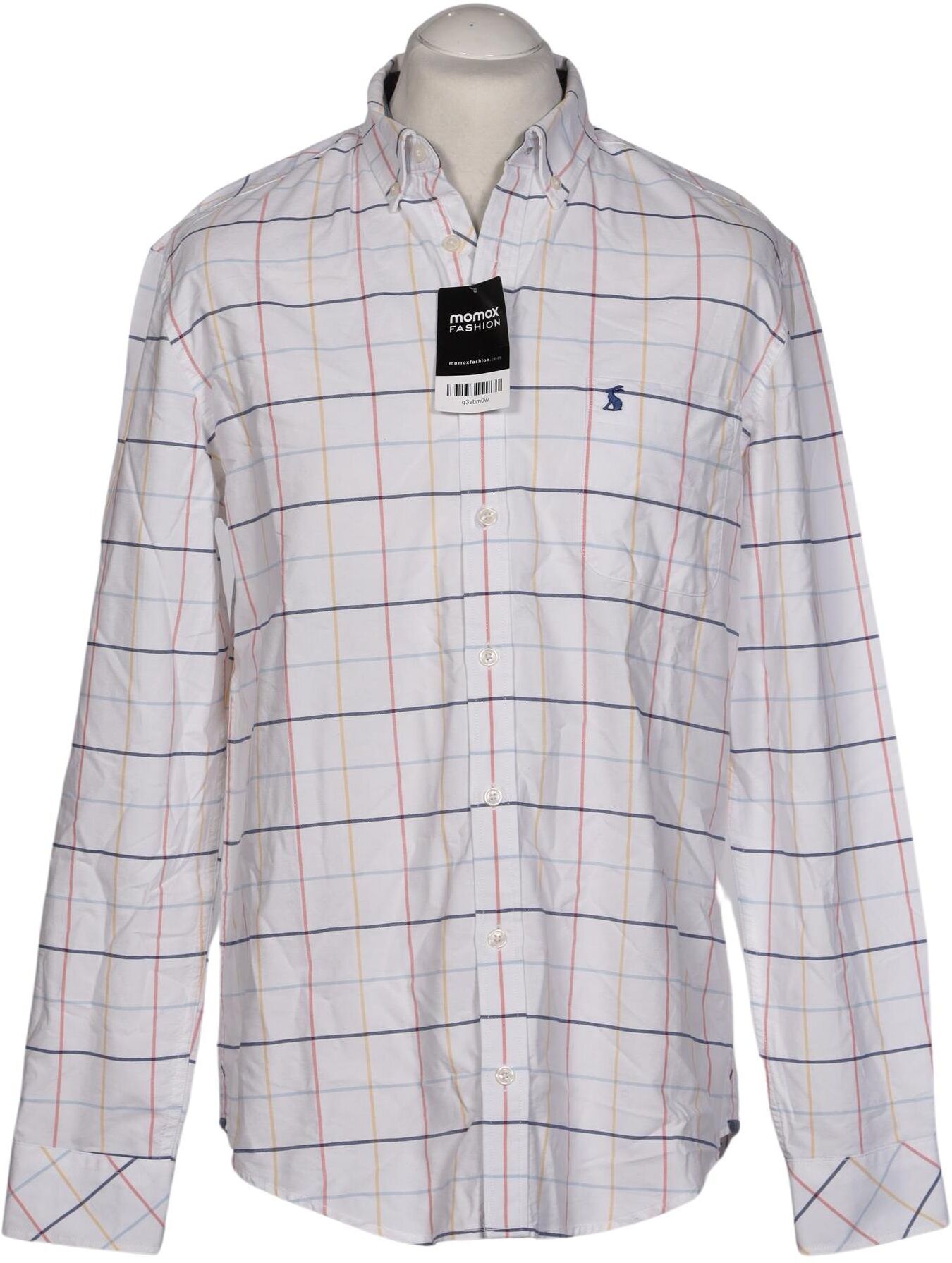 Joules Herren Hemd, Mehrfarbig, Gr. M, Baumwolle - Second Hand