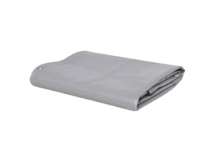 vidaXL Bâche Couverture de Protection Housse de Protection Imperméable Contre UV Camping Meubles de Jardin Voitures Bateau Extérieur 1\,5x10 m Gris
