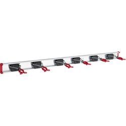 Bruns Bruns Gerätehalterleiste 6 Halter 1 m für Handstielgeräte SB 6.10 C 1 m