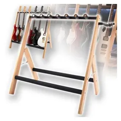 DNA Footwear DNA DNA GS5 statyw gitarowy stojak na 5 gitar wielosta (Gitarre), Instrumentenständer + Halter, Schwarz