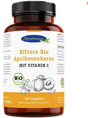 Ayursana Fermented Apricot Seeds 160 Capsules