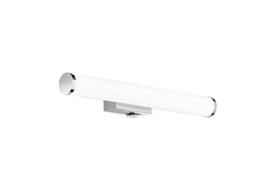 Trio Leuchten Mattimo LED wandlamp voor badkamer, chroom/wit, 40 cm