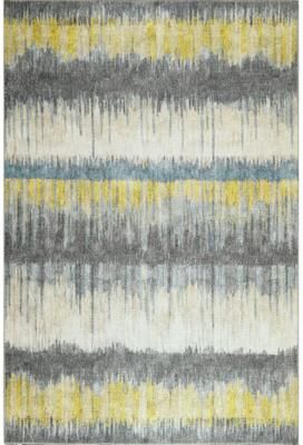 Domani Grove Machine Washable Contemporary In Stripes Area Rug