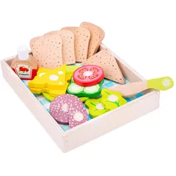 New Classic Toys Schneide-Spiel - Mittagessen-Picknick - Box 18 Stück