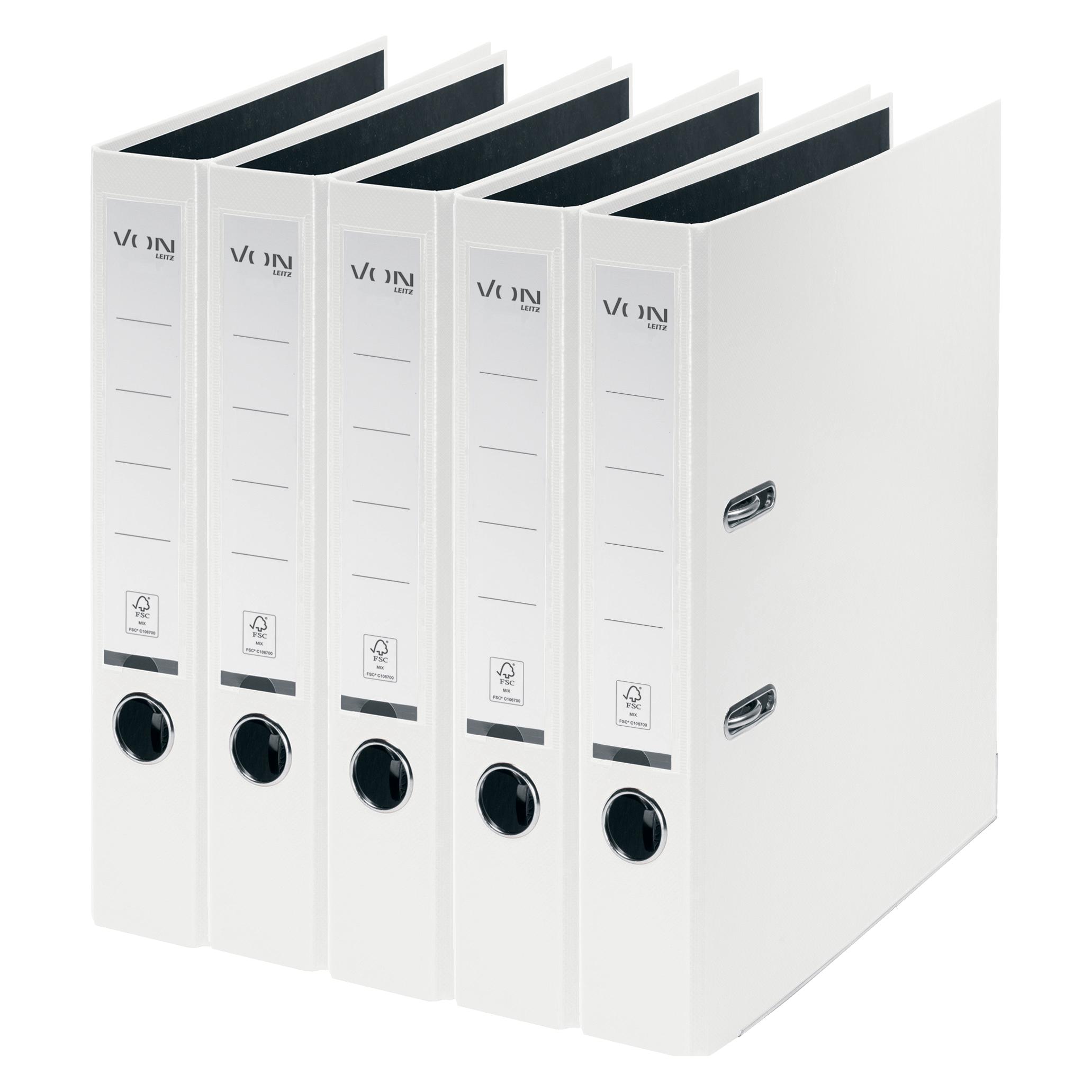 von Hallers Ordner PP schmal Retail (A4, 50 mm, 5 Stk.) (10561001)