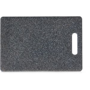 Zeller Schneidebrett 26056 aus Kunststoff, 30 x 20 x 0,8 cm, anthrazit, Granitoptik