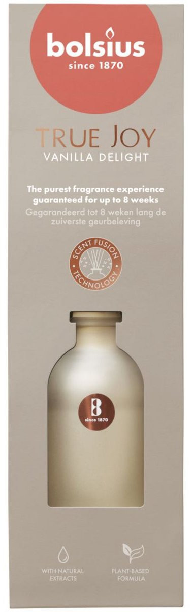 Bolsius True Scents Geurstokjes Vanilla Delight 80 ml